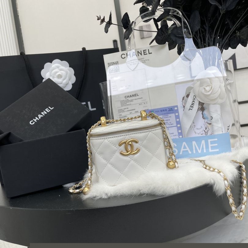 Ch*el cosmetic bags